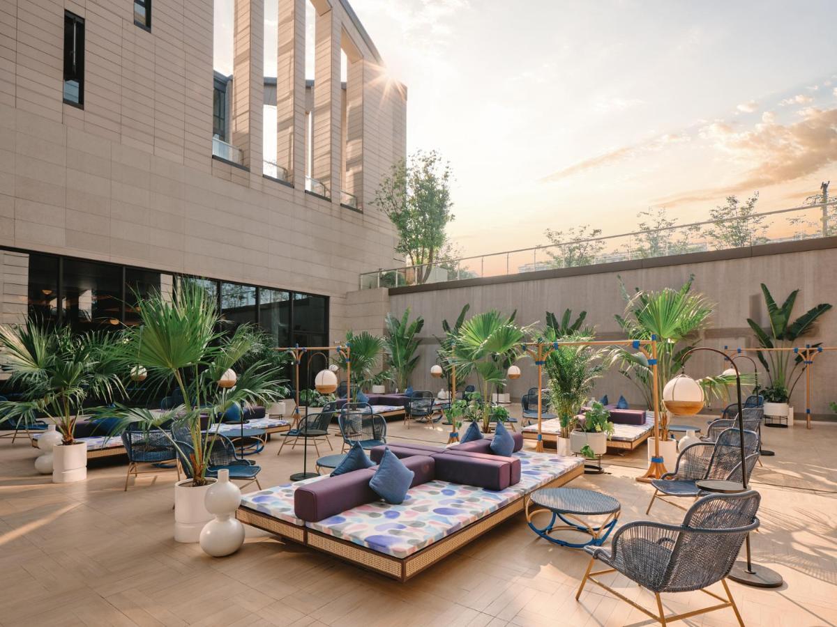 Hotel Indigo Hangzhou Uptown,Close To Westlake , Boutique Design Hotel With Freeflow Minibar Exterior foto
